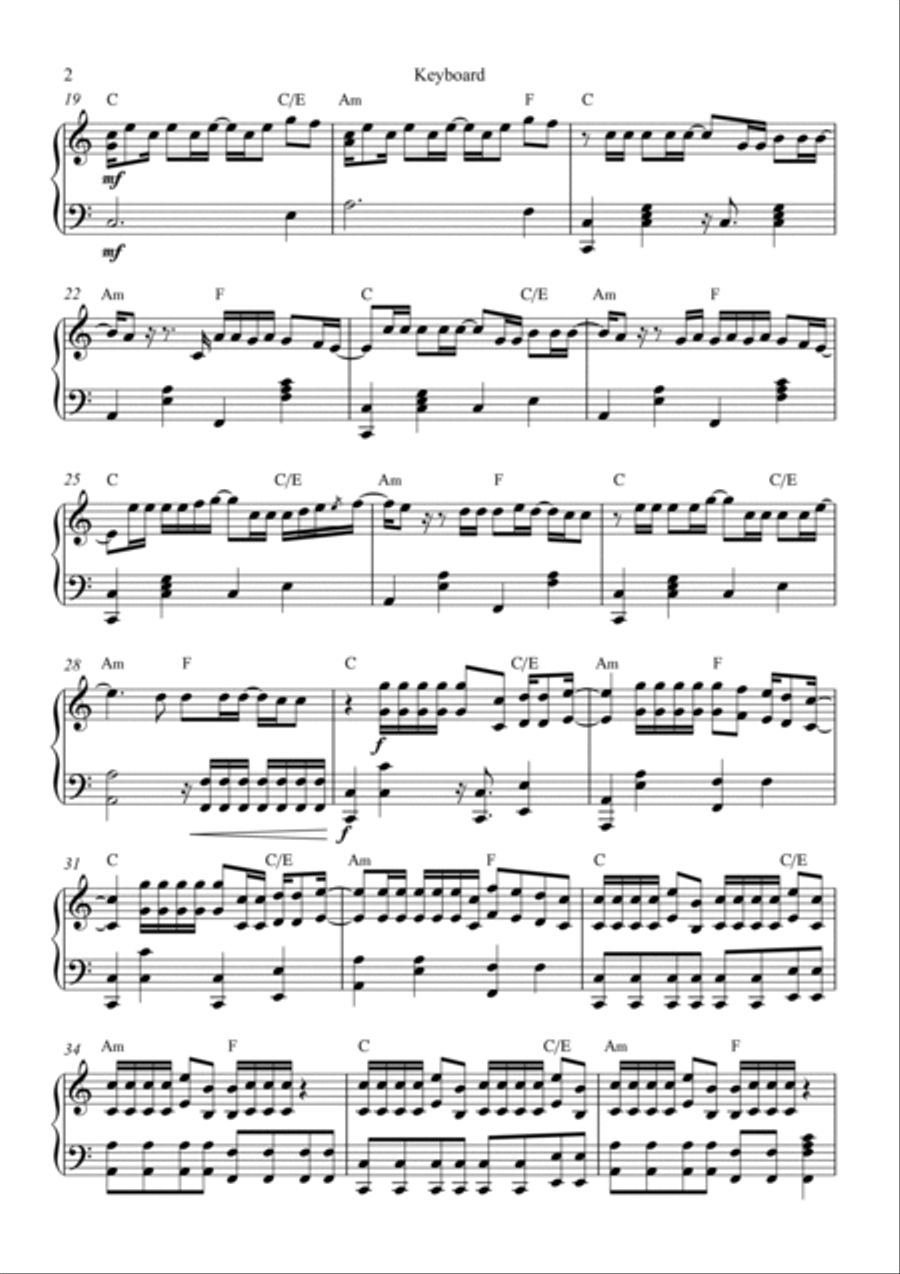 Nobody But Me Piano Solo scores gallery preview page 2