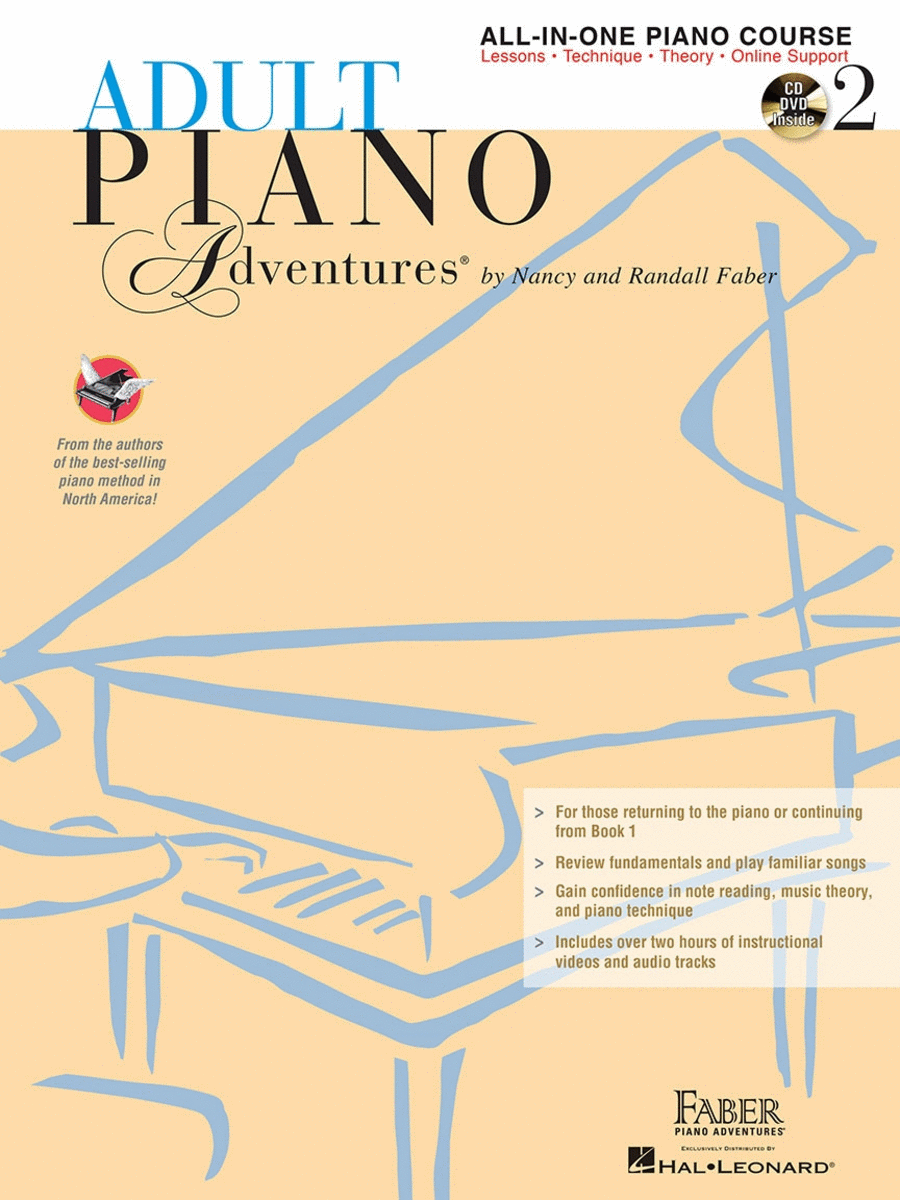 Adult Piano Adventures All-in-One Lesson Book 2 Piano Method scores gallery preview page 1