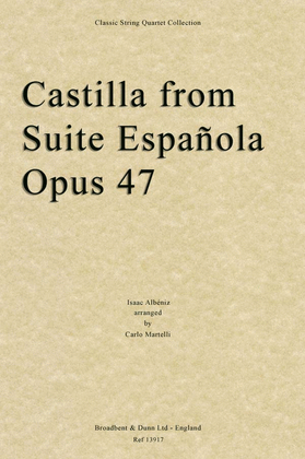 Castilla from Suite Española, Opus 47