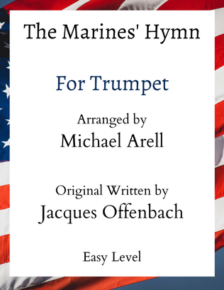Book cover for Marines' Hymn- Easy Trumpet