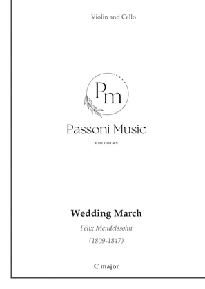 Wedding March for violin and cello