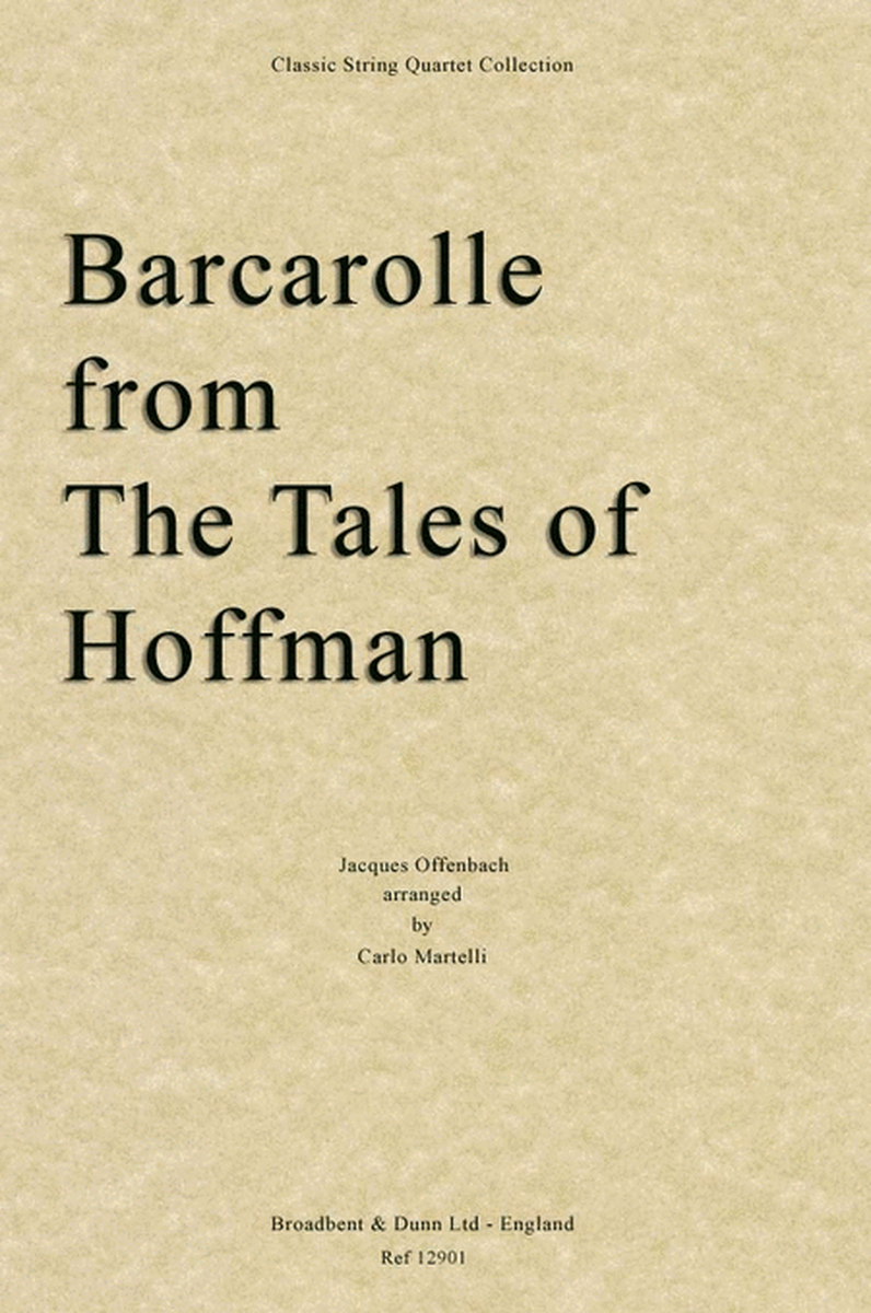Barcarolle from The Tales of Hoffmann