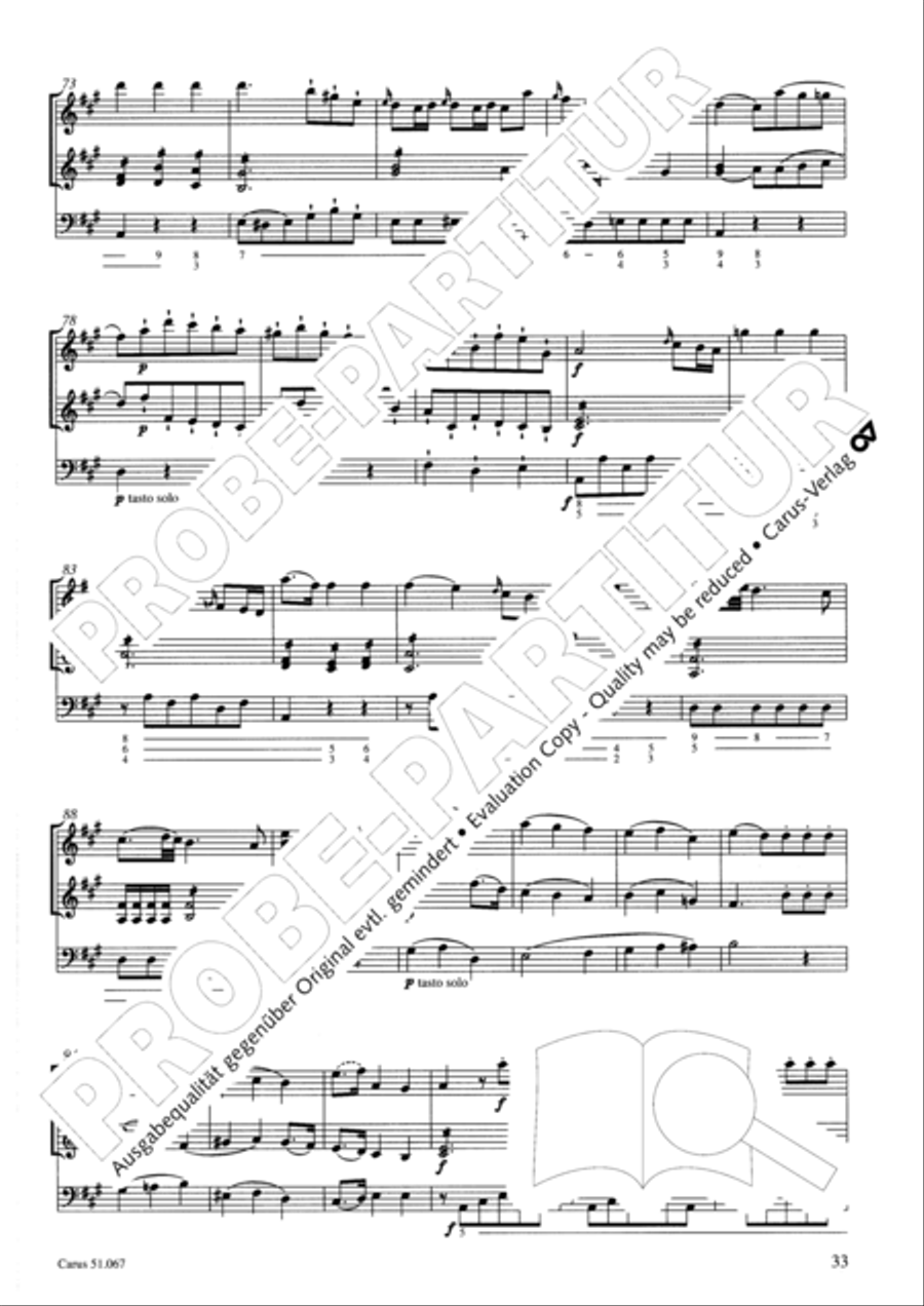 Church Sonatas Collection / Songbook scores gallery preview page 34
