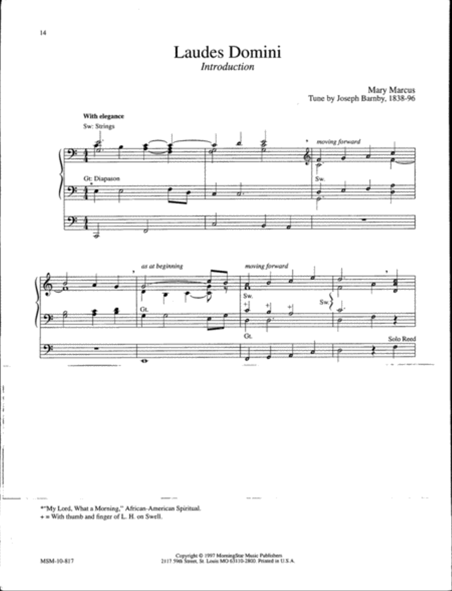 Ten Hymn Enhancements Organ scores gallery preview page 8