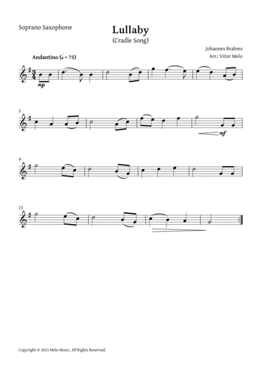 Brahms Lullaby - Sax Quartet image number null