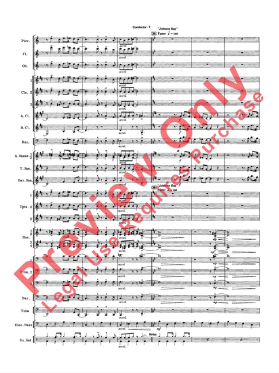 Big Band Spectacular Concert Band scores gallery preview page 10