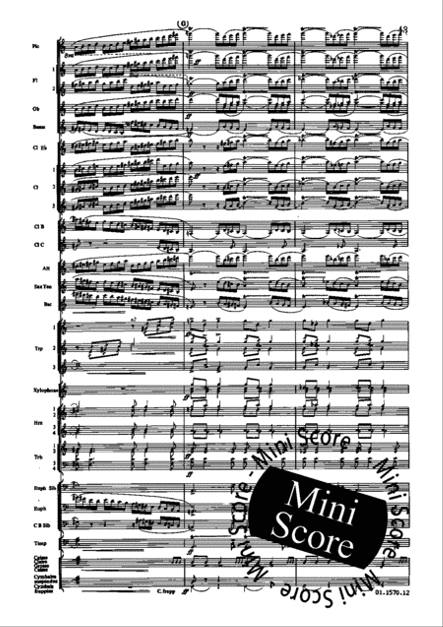 Poeme du Feu Concert Band scores gallery preview page 49