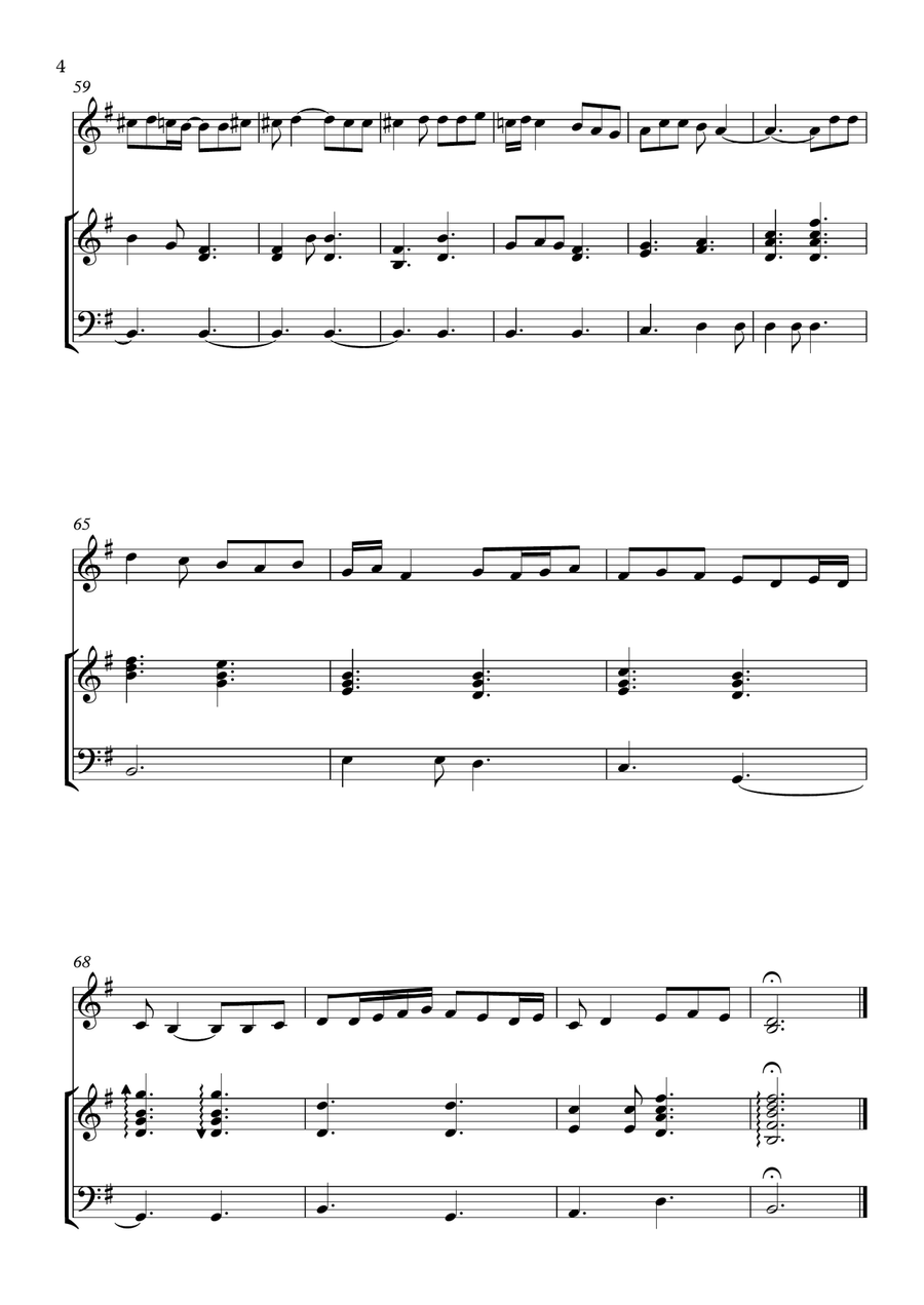 Amar Shonar Bangla Small Ensemble scores gallery preview page 4
