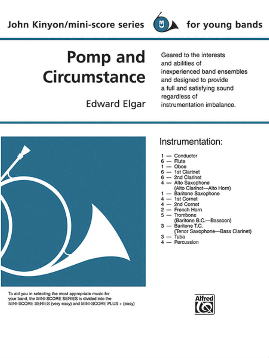 Pomp and Circumstance Concert Band scores gallery preview page 1