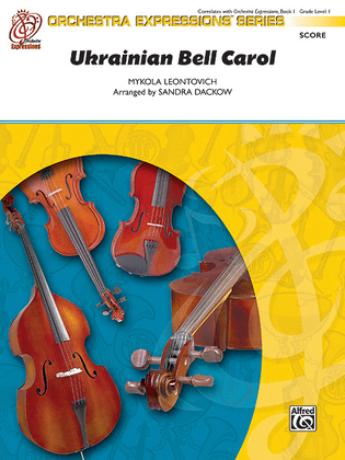 Book cover for Carol of the Bells (Ukranian Folk Song) (score only)