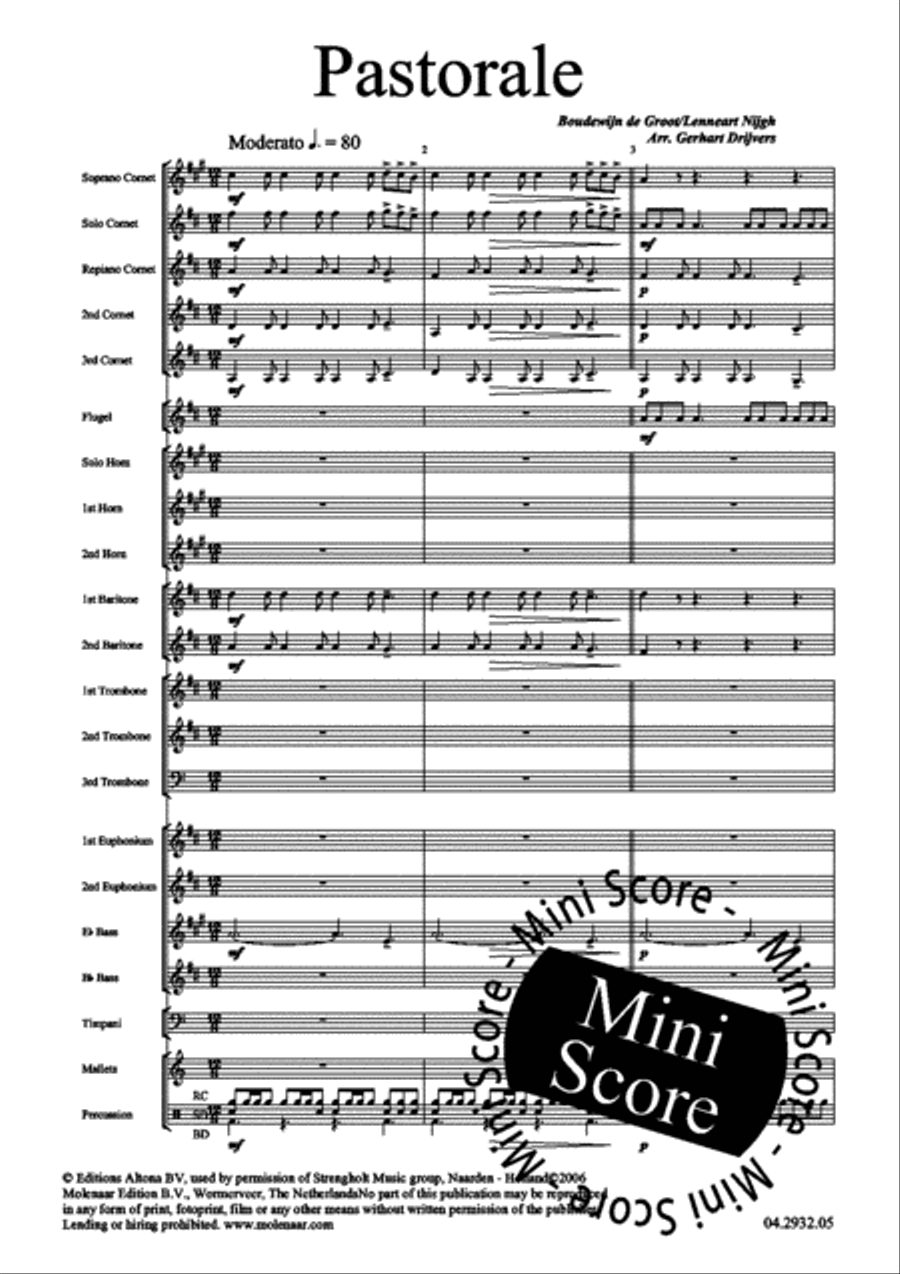Pastorale Brass Band scores gallery preview page 5