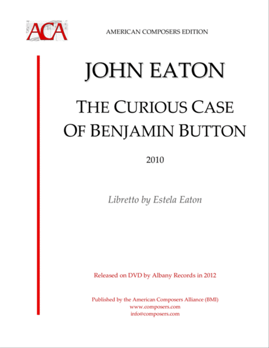 [Eaton] The Curious Case of Benjamin Button Vocal Duet scores gallery preview page 1