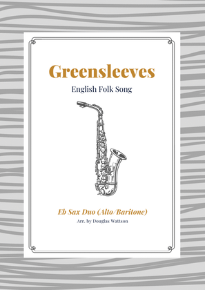 Greensleeves Eb Sax duet