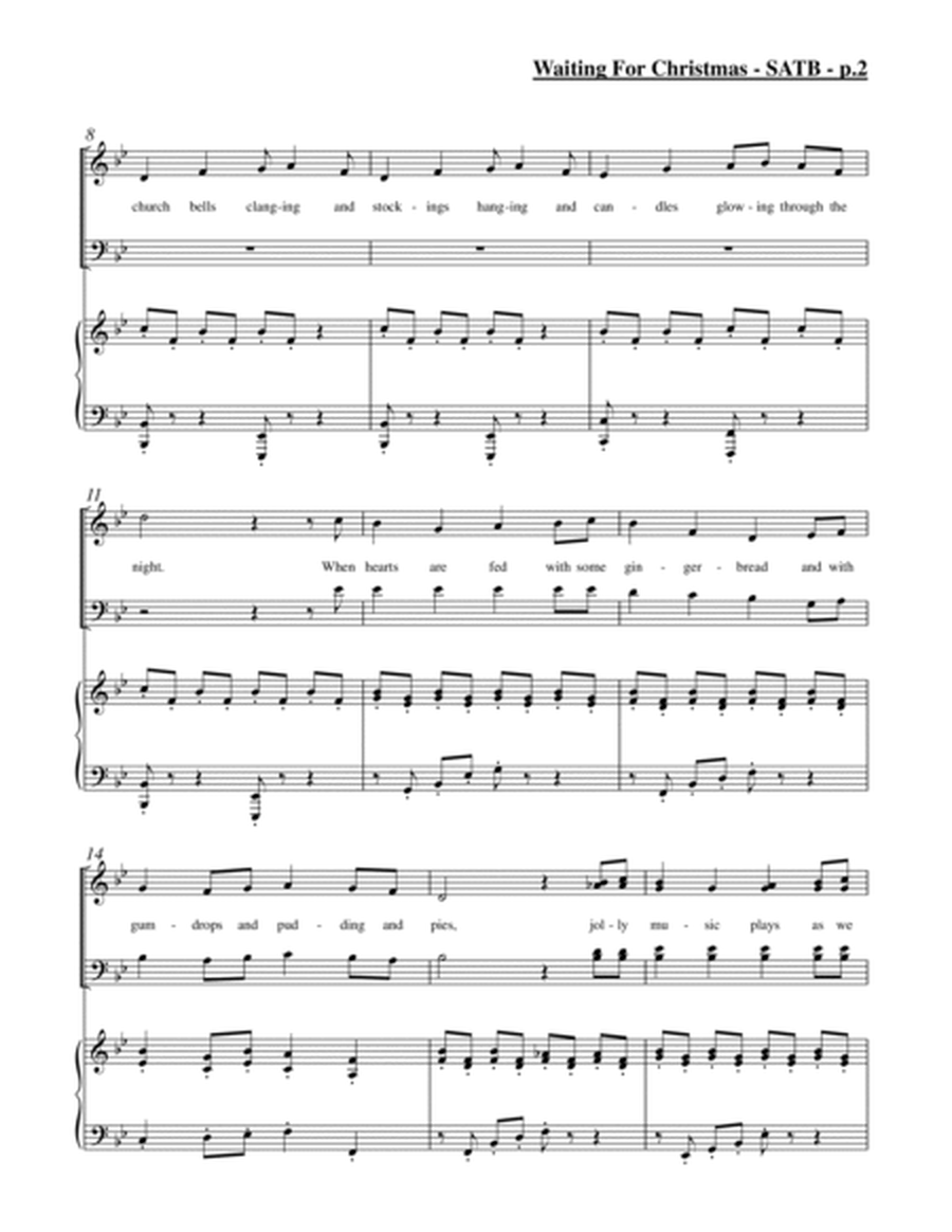 Waiting For Christmas (SATB) image number null