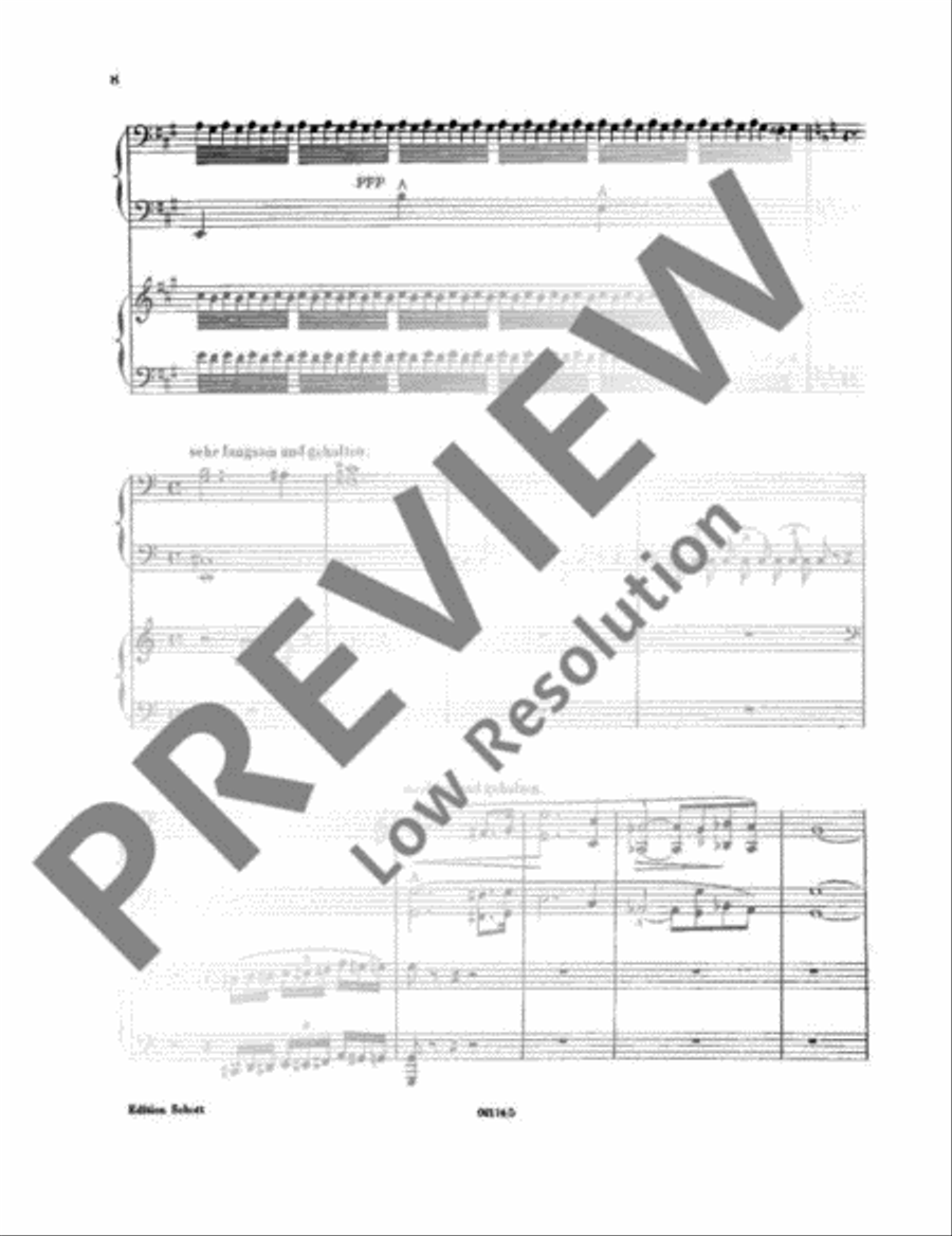 Trauermarsch Piano Duet scores gallery preview page 9