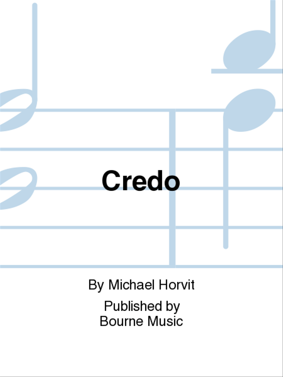 Credo Credo 3-Part scores gallery preview page 1