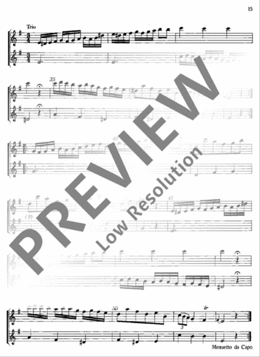 Three Sonatas Three Sonatas Flute scores gallery preview page 16