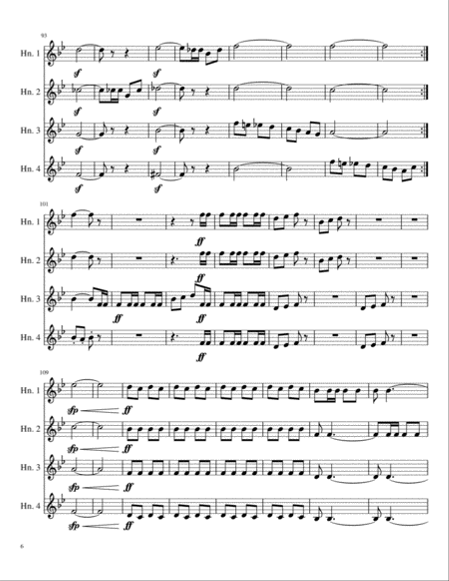 William Tell Overture: Finale Brass Ensemble scores gallery preview page 6