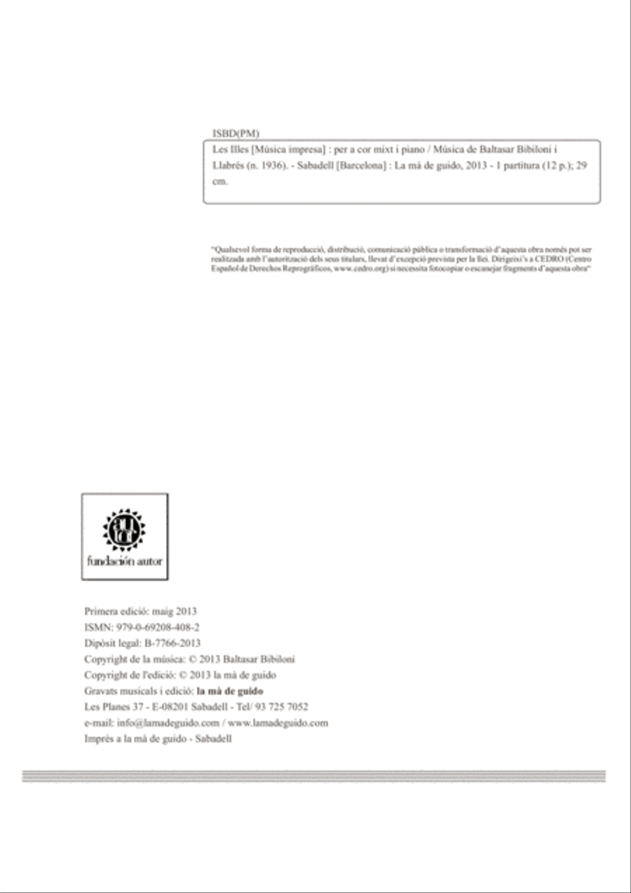 Les illes 4-Part scores gallery preview page 2