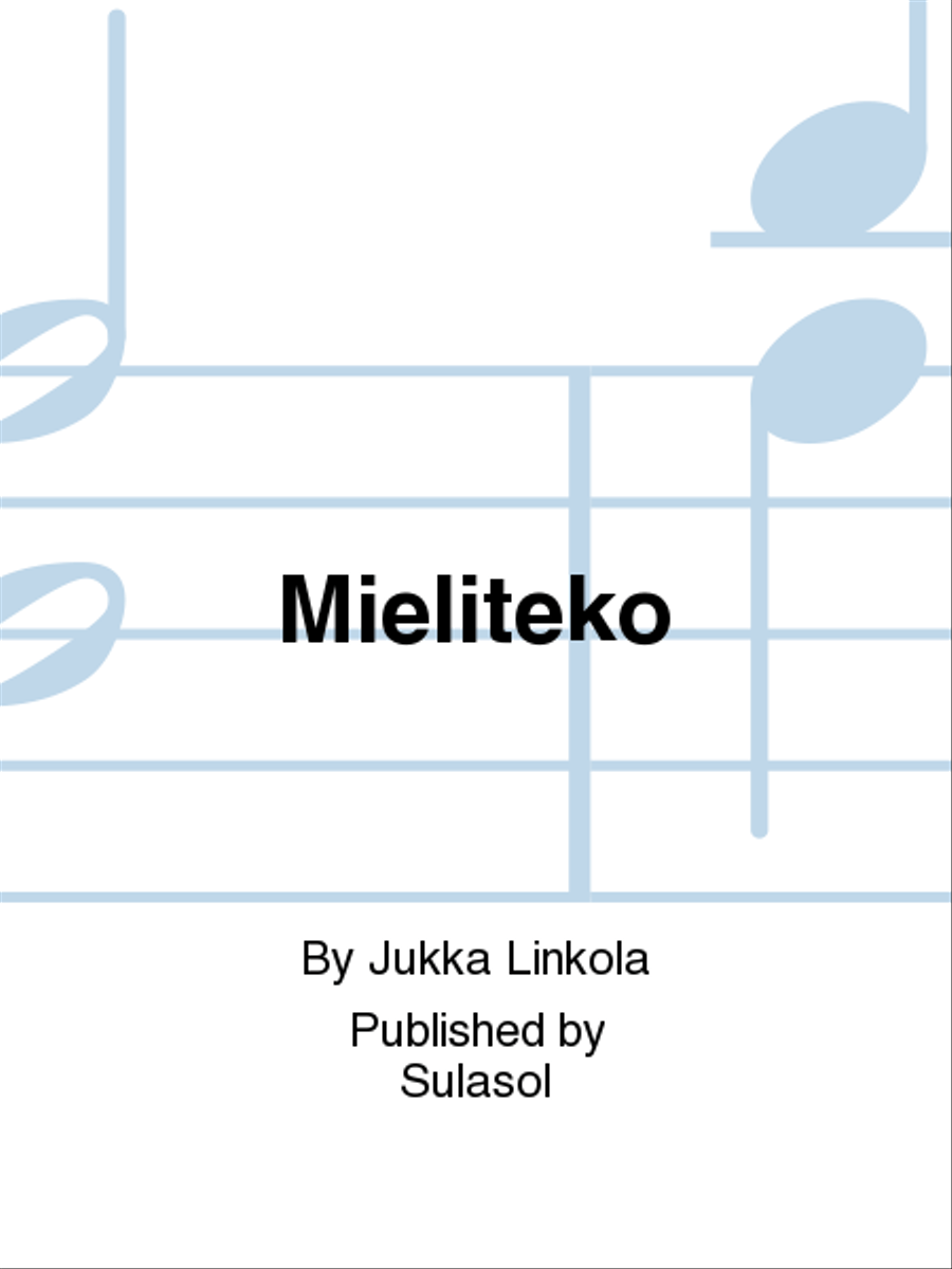 Mieliteko Mixed Choir scores gallery preview page 1