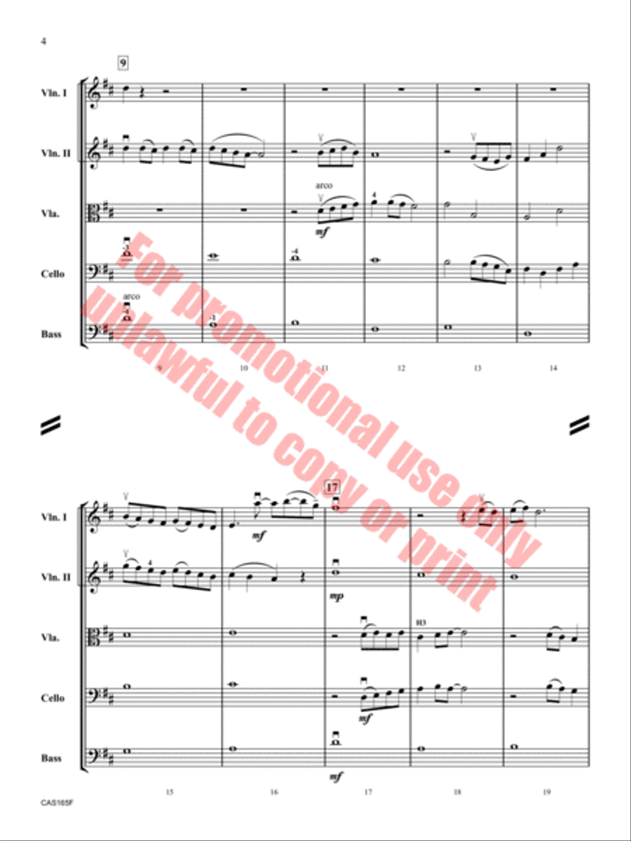 Pachelbel's Rhapsody Pachelbel's Rhapsody Orchestra scores gallery preview page 5