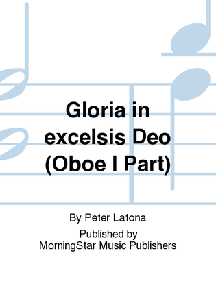 Book cover for Gloria in excelsis Deo (Oboe I Part)