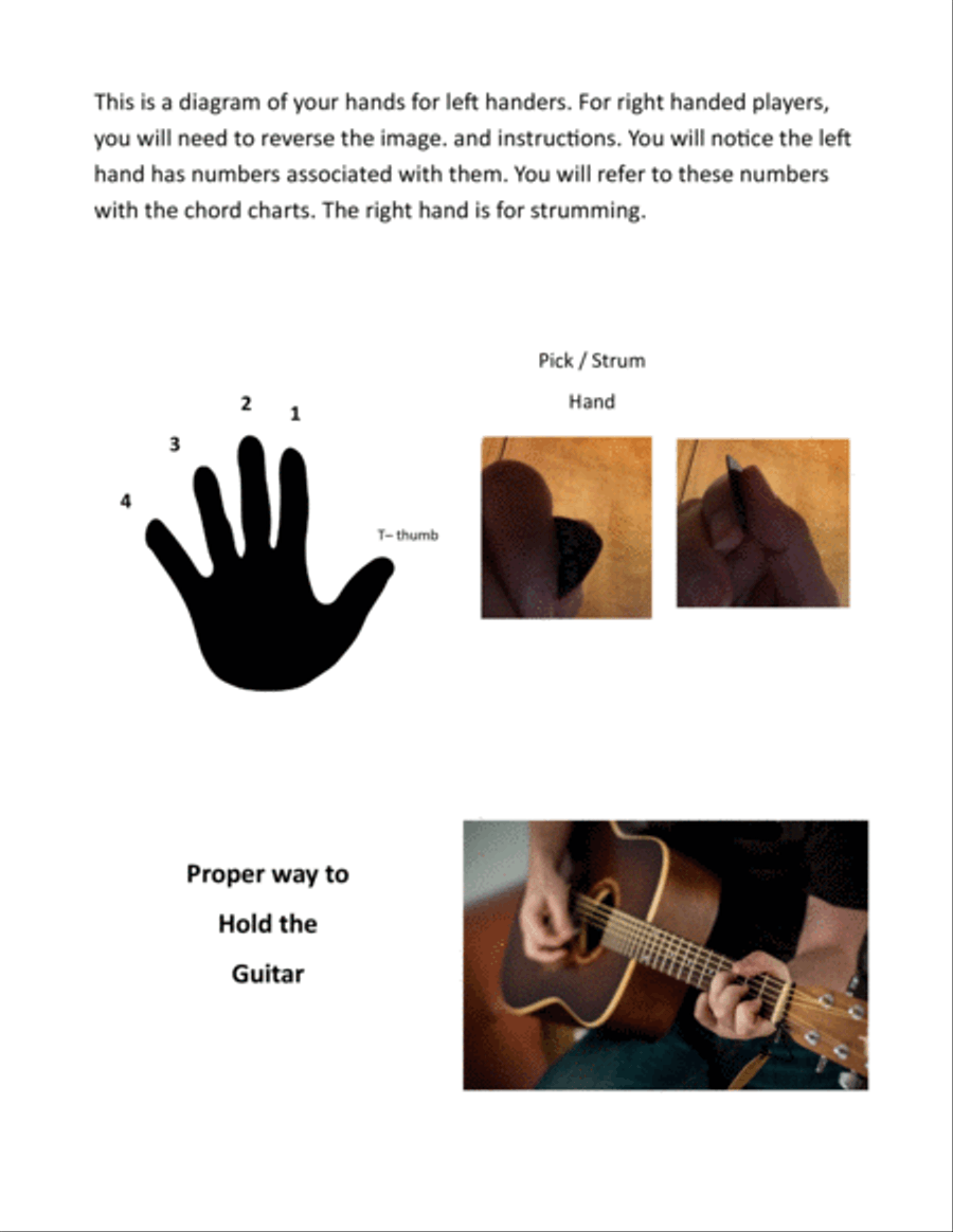 Basic Guitar Lessons for Little Fingers thru Teens/Adults - Phase 1 only Easy Guitar scores gallery preview page 3