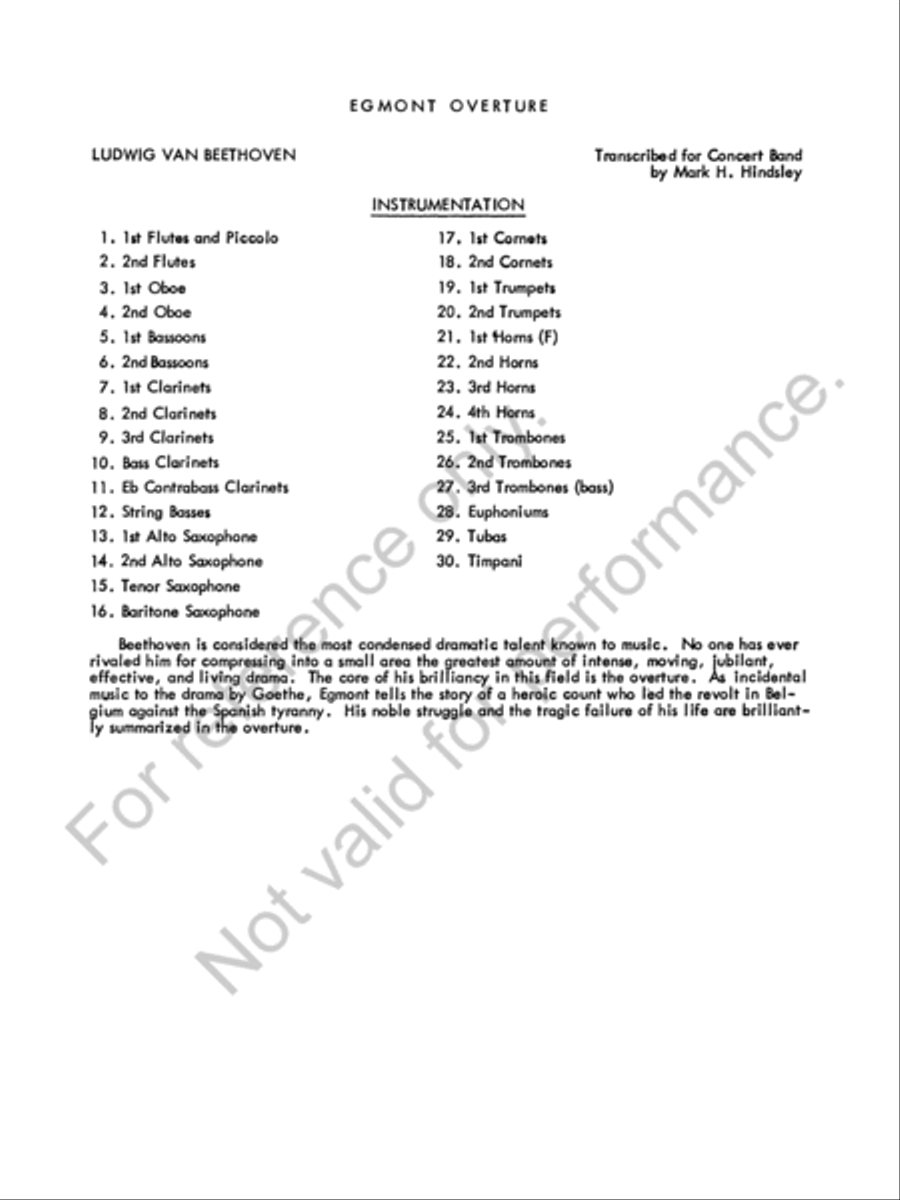 Egmont Egmont Concert Band scores gallery preview page 3