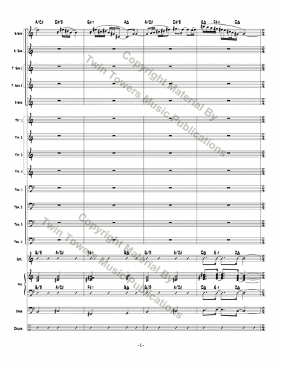 For Anji Jazz Ensemble scores gallery preview page 6