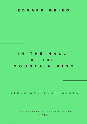 Book cover for In The Hall Of The Mountain King - Viola and Contrabass (Full Score and Parts)
