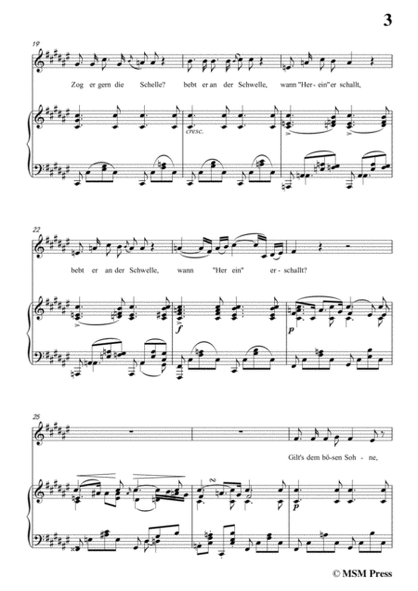 Schubert-Das Zügenglöcklein,Op.80 No.2,in F sharp Major,for Voice&Piano image number null