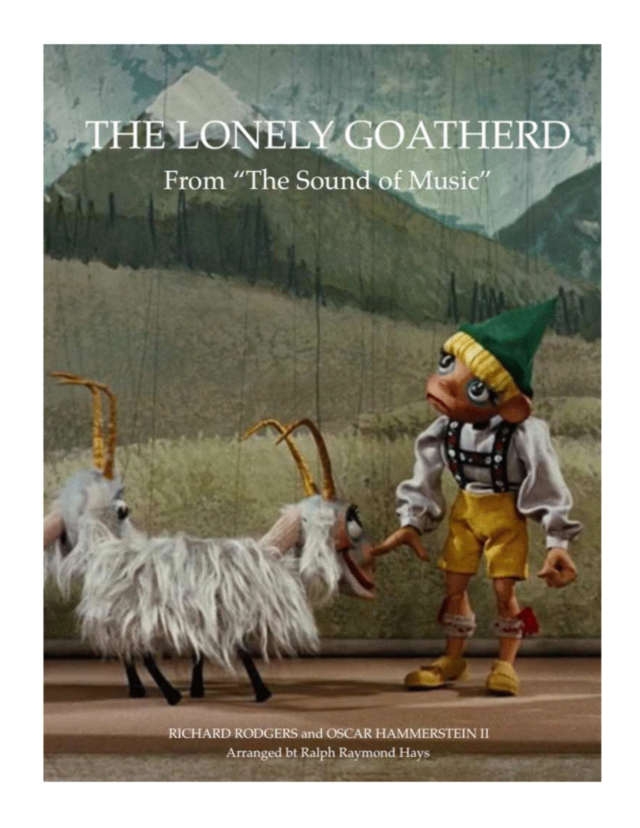 The Lonely Goatherd from the Sound of Music Flute Choir scores gallery preview page 1
