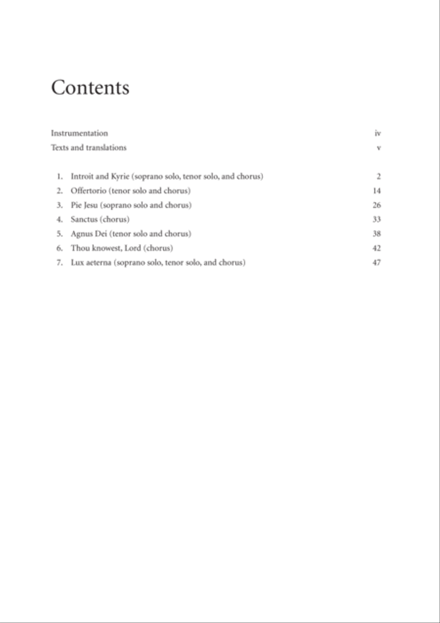 Requiem 4-Part scores gallery preview page 3