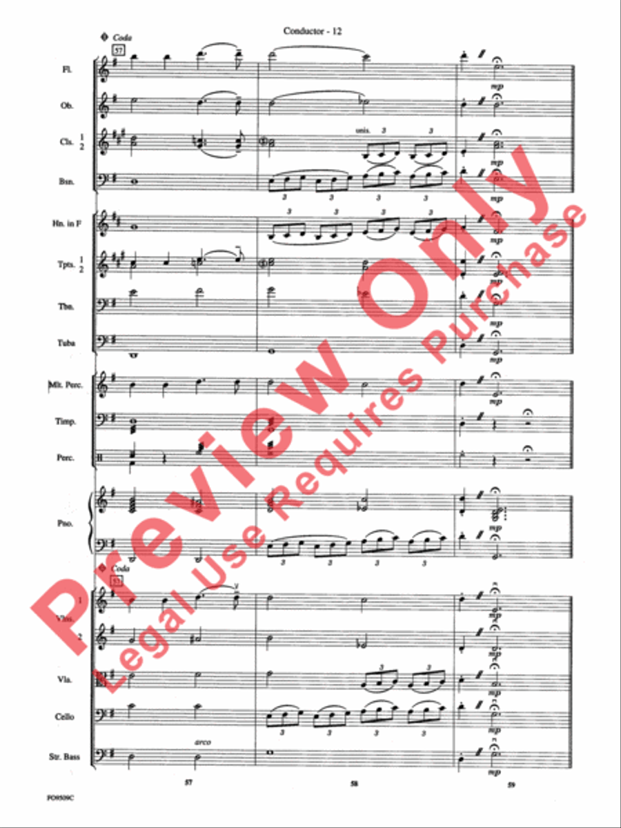 Moonlight Serenade Full Orchestra scores gallery preview page 14