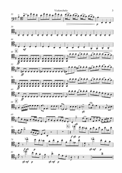 El Barbero de Sevilla - G. Rossini - For Cello Quartet (Cello II)