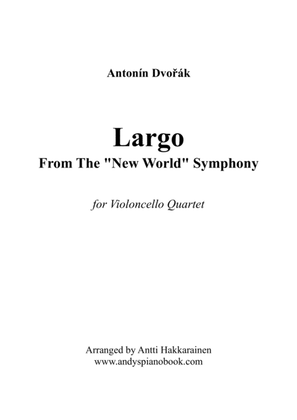 Book cover for Largo From The "New World" Symphony - Cello Quartet (easy)