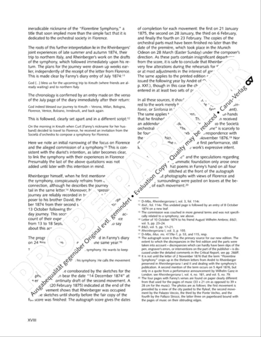 Rheinberger (Gesamtausgabe, Bd. 24) Orchestra scores gallery preview page 19