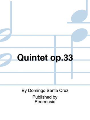 Quintet op.33