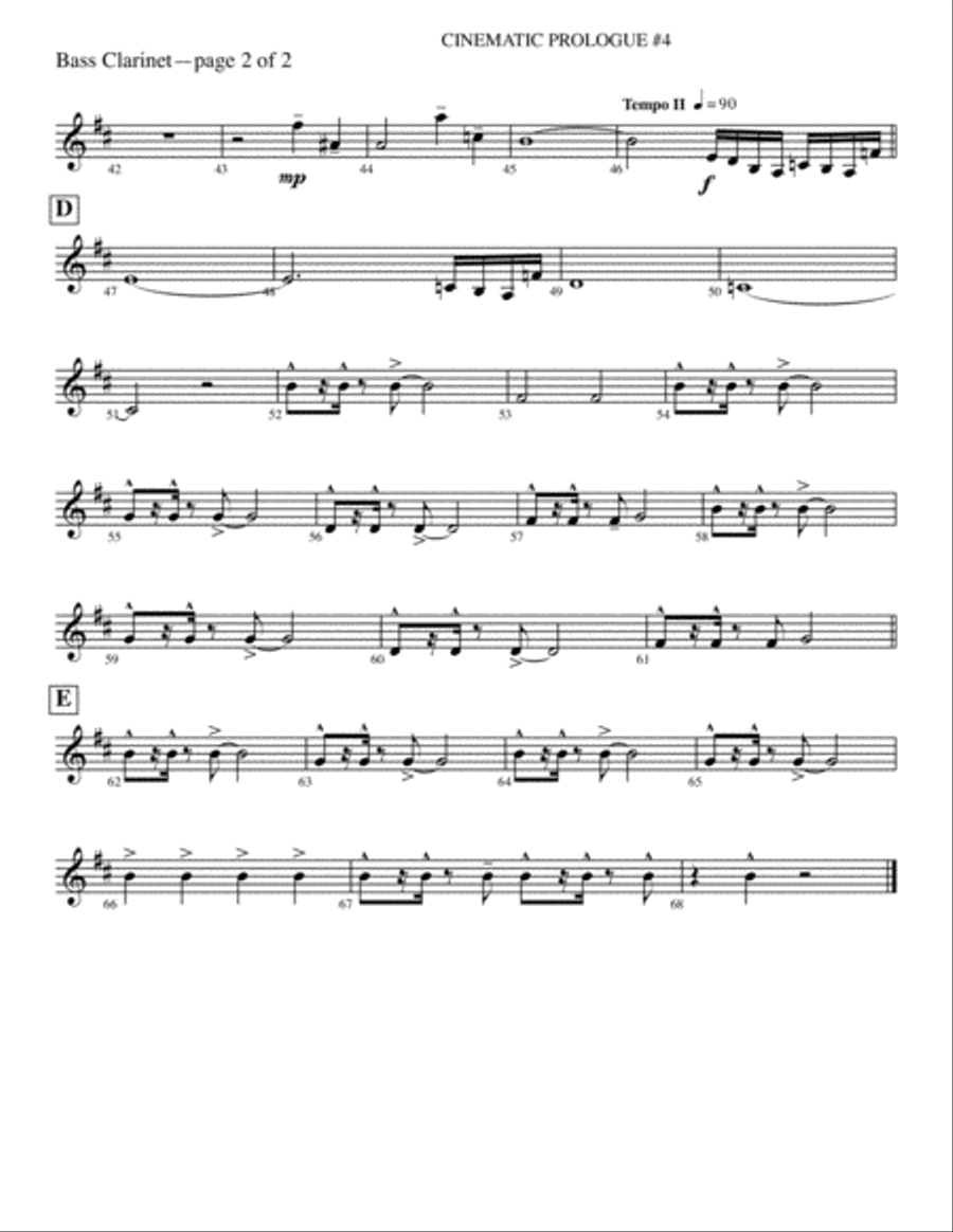 CINEMATIC PROLOGUE #4 CINEMATIC PROLOGUE #4 Full Orchestra scores gallery preview page 2