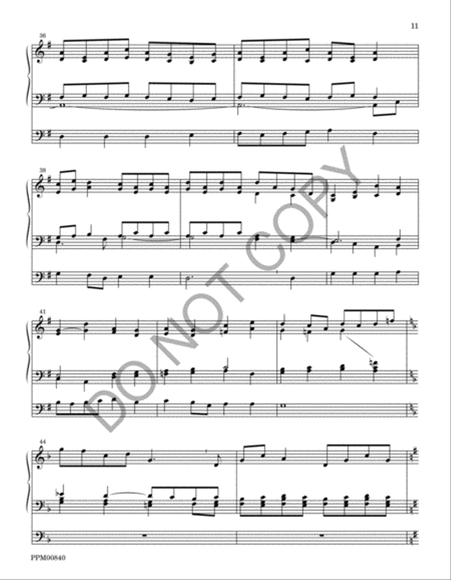 I Sing the Almighty Power of God: Organ Voluntaries on the Hymn Tunes of Ralph Vaughan Williams Volume III Organ scores gallery preview page 14