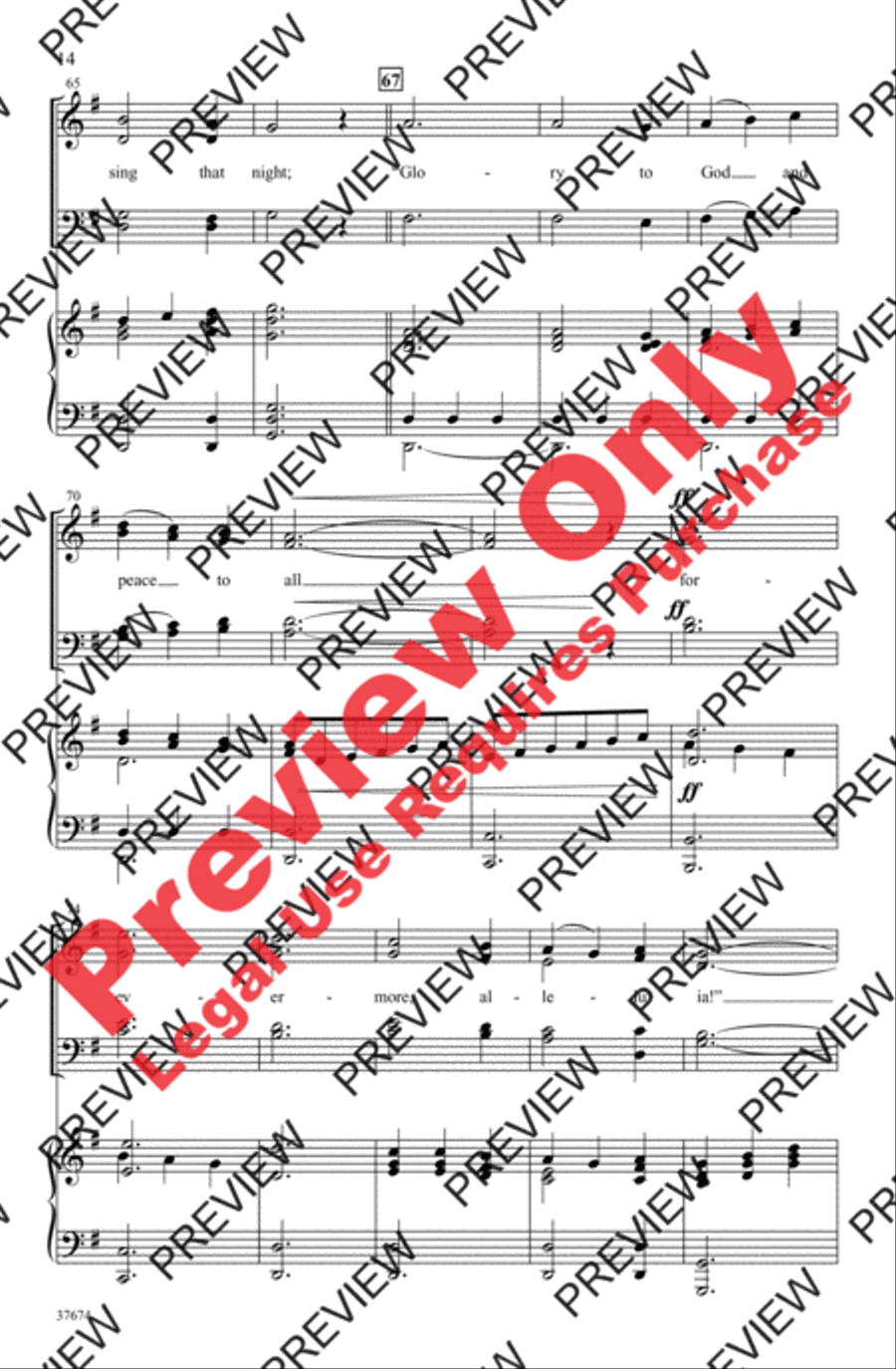 Festival of Carols 4-Part scores gallery preview page 14