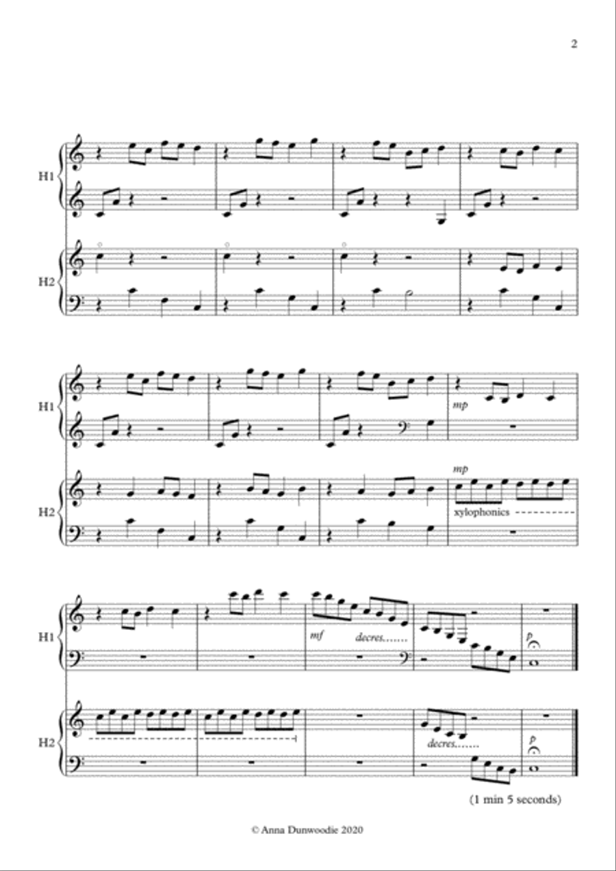 Ten Duets for Lever Harp Celtic Harp scores gallery preview page 5