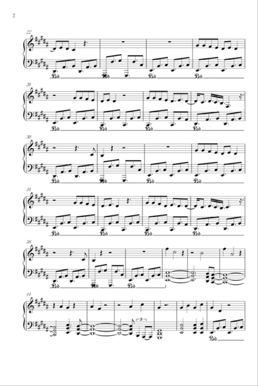 Passionfruit Passionfruit Piano Solo scores gallery preview page 2