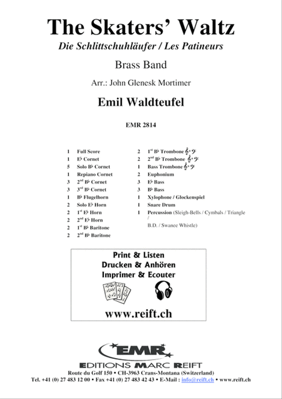The Skaters' Waltz The Skaters' Waltz Brass Band scores gallery preview page 2