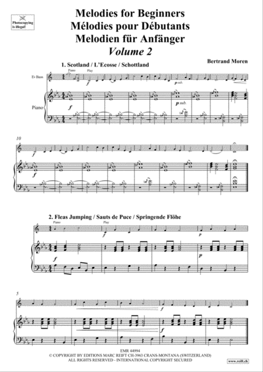 Melodies for Beginners Volume 2 Piano Accompaniment scores gallery preview page 6