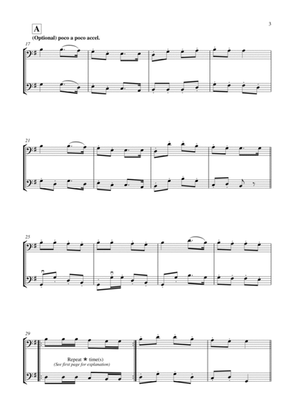 The Rattlin' Bog (for cello duet, suitable for grade 4 or above) image number null