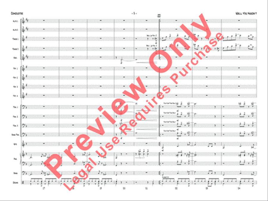 Well You Needn't Jazz Ensemble scores gallery preview page 4