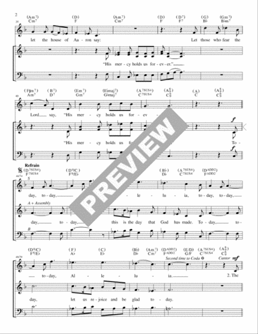 Psalm 118: Today - Guitar edition Guitar scores gallery preview page 2