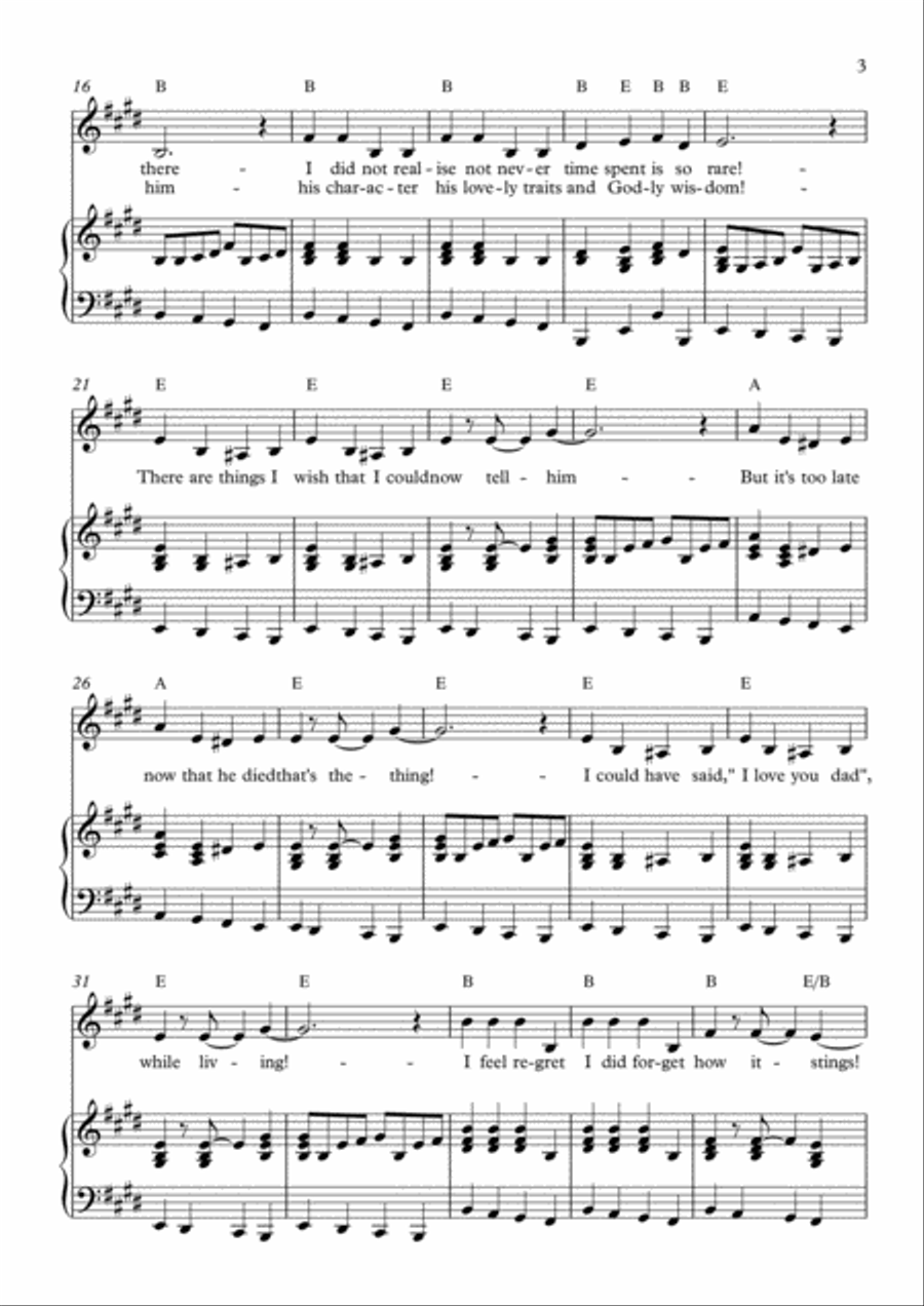 Tell Him Voice scores gallery preview page 3