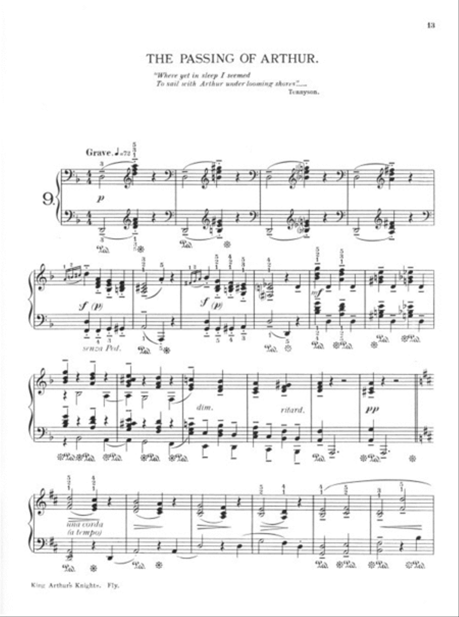 King Arthur's Knights Piano Solo scores gallery preview page 5